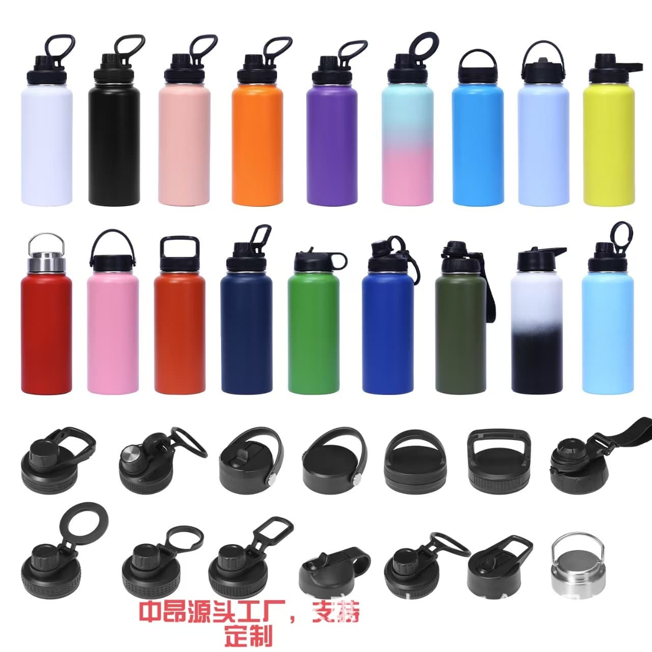 Cross-Border 304 Stainless Steel Insulated Bottle Cold-Proof Space Bottle Outdoor Portable Large Capacity Sports Office Car Use