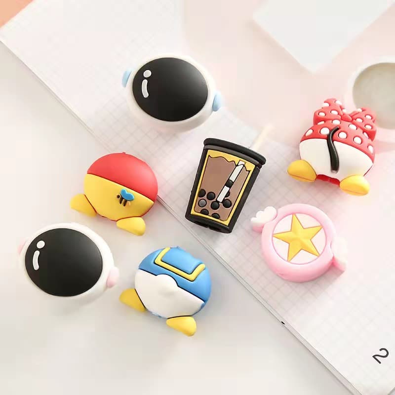 Data Cable Protector for Apple 12 Charging Cable, Anti-Break Cable Clip, Perler Bead Pendant