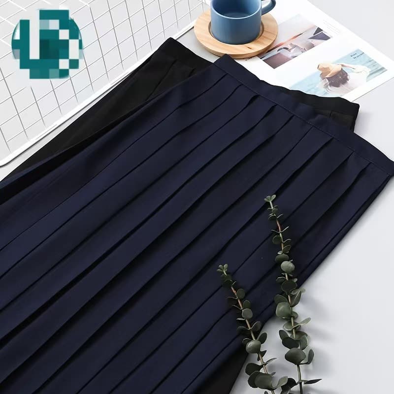 Pleated Skirt Japanese School Style JK Uniform Authentic Versatile Student Pleated Skirt High Waist Black Pleated Skirt
