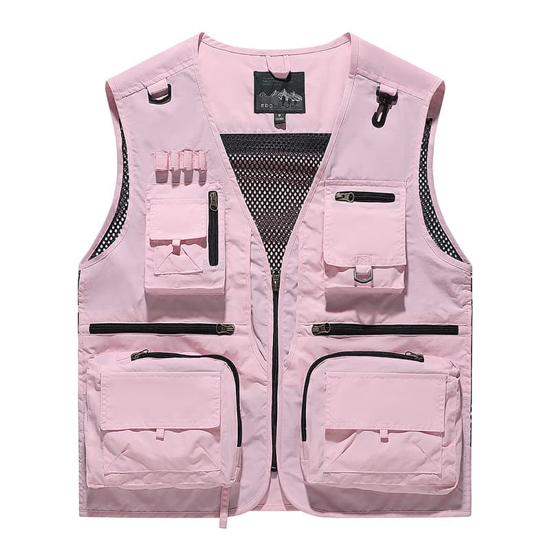 Spring/Autumn New Mesh Quick-Dry Vest Men's Casual Outdoor Multi-Pocket Fishing Photography Vest 8512