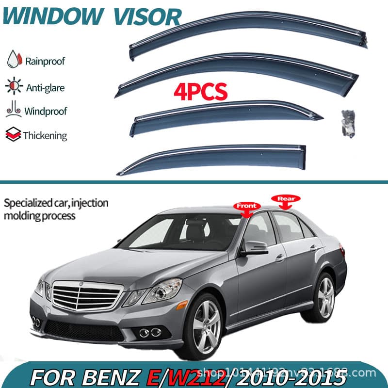 Compatible with Mercedes Benz E-Class W212 2010-2016 Window Visor