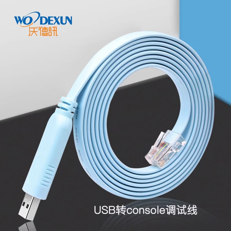 USB to RJ45 Configuration Cable for Router Signal Control Console Communication Serial Port Cable Network Engineering Home Project