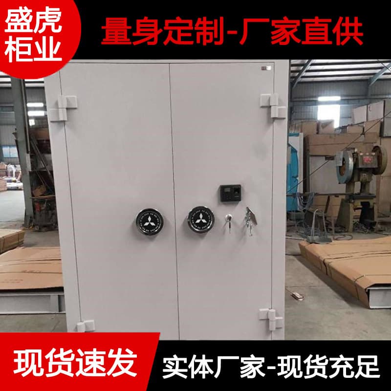 Thickened Steel Plate Carbon Steel Anti-Theft Vault Door Stainless Steel Carbon Steel Metal Door Anti-Tailgate Linkage Door Vault Room Direct Supply