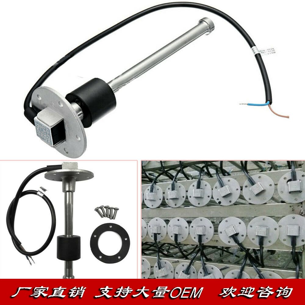 Truck, van, houseboat, and yacht water and oil level gauges with water and oil level sensors are available, accepting various specifications and parameters.