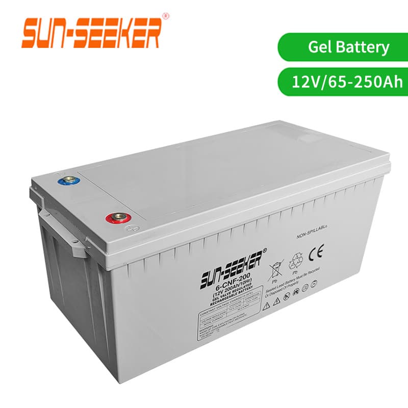 SUNSEEKER 12V 55Ah-250Ah Solar System Battery Gel Battery Lead-Acid Battery