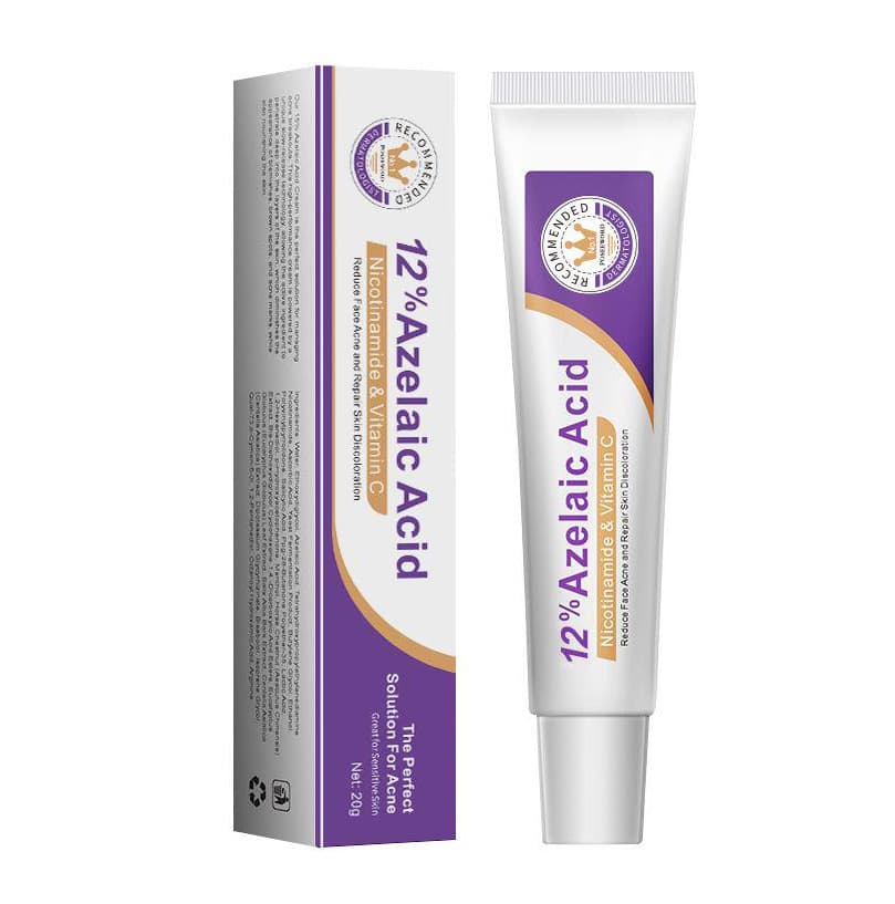 15% Azelaic Acid Serum with 12% Niacinamide Soothing Skin Gel for Fading Acne Scars and Blemishes