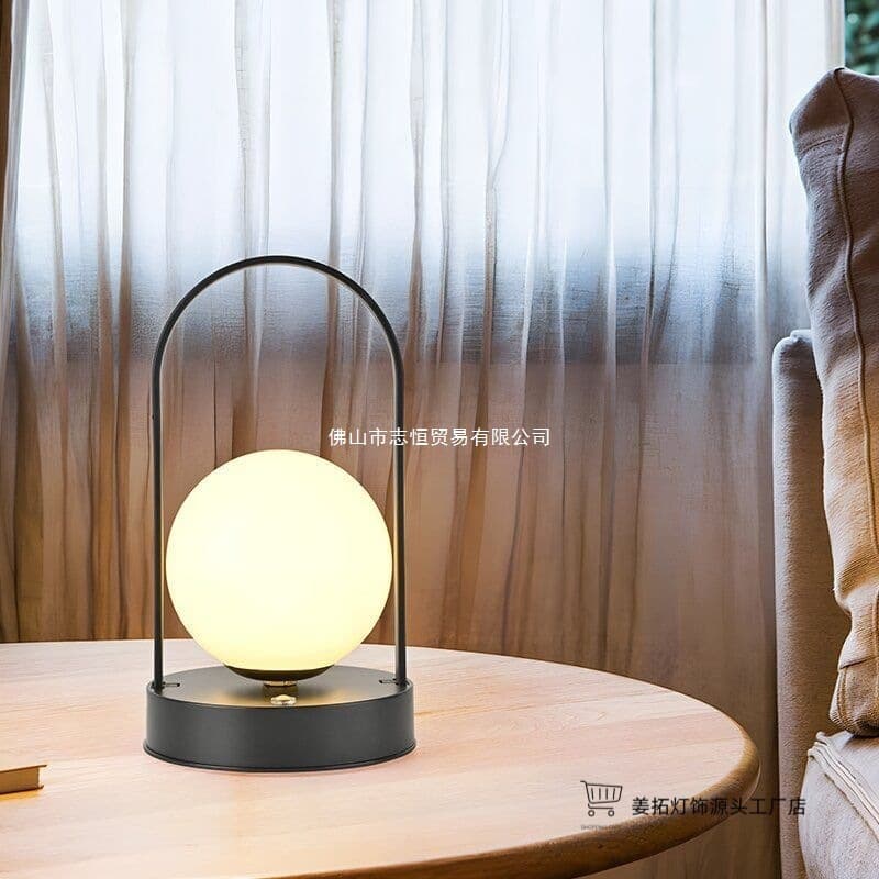 Ambient Camping Light, Long-Lasting Battery Desk Lamp, Hanging Mood Light, Bedroom Nightstand Lamp for Young People
