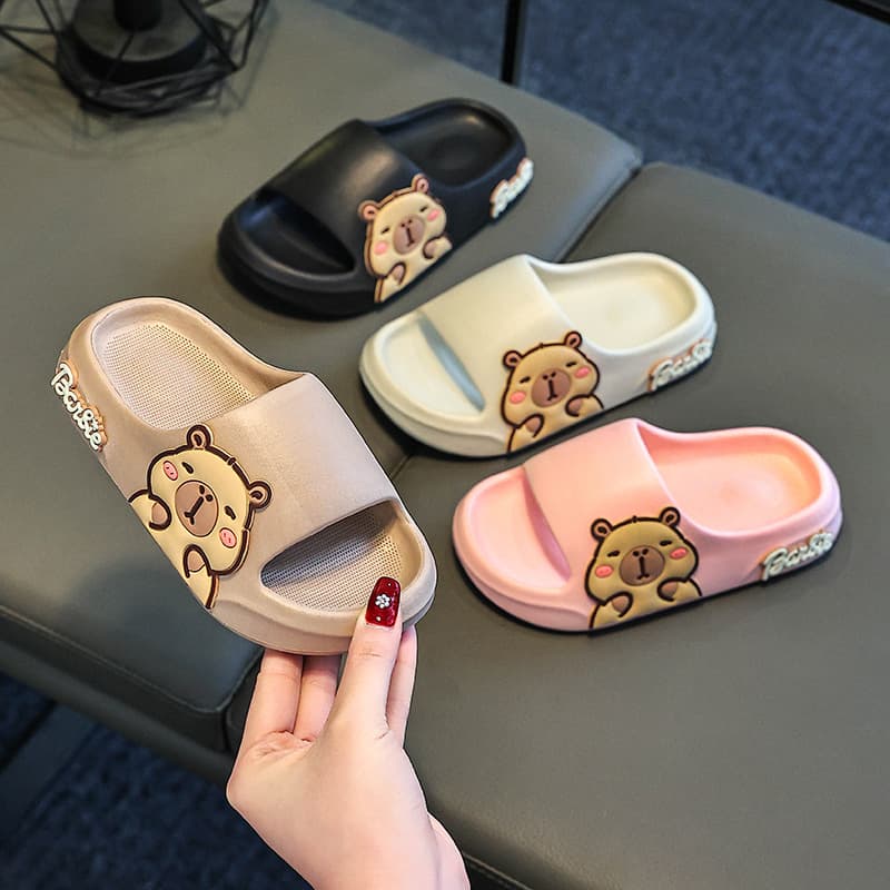 Children's Home Slippers, New Bathroom Anti-Slip Soft Sole for Toddlers and Older Kids, Summer Slippers
