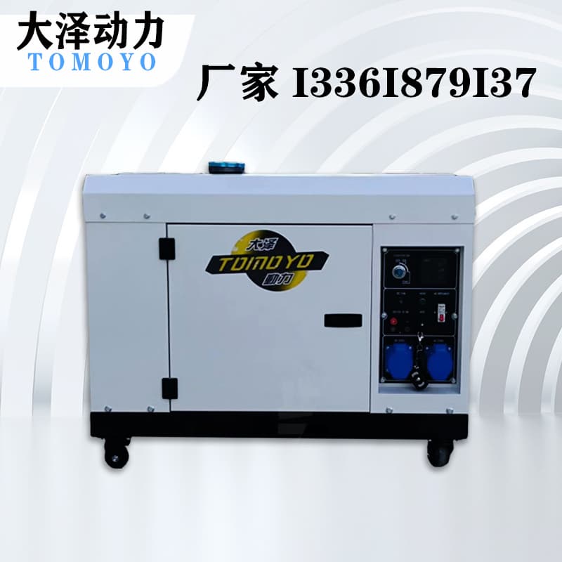 Daze Power Plateau Generator Set 5kw 6kw 7kw 8kw Diesel Generator TO9800R Single/Three Phase