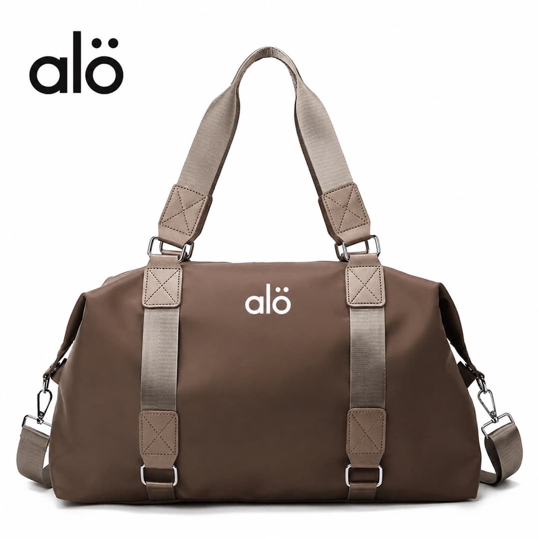 alo Gym Bag Handheld Training Sports Bag for Women Wet and Dry Separation Large Capacity Business Trip Travel Bag for Men