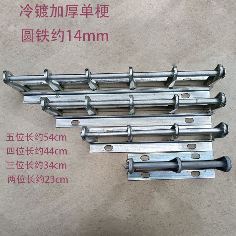 Cold-galvanized thickened two-digit single-stem, three-digit single-stem, four-digit single-stem, five-digit single-stem street code