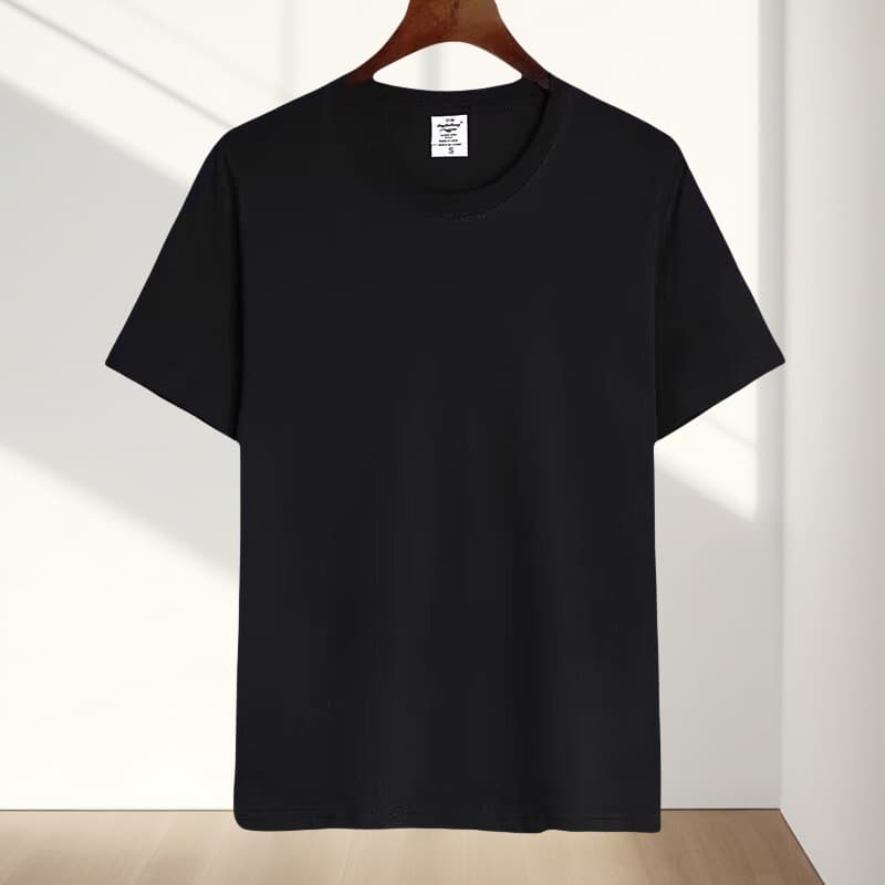 European and American large size 180g combed cotton short-sleeved T-shirt for men and women loose solid color man t-shirt foreign trade direct supply