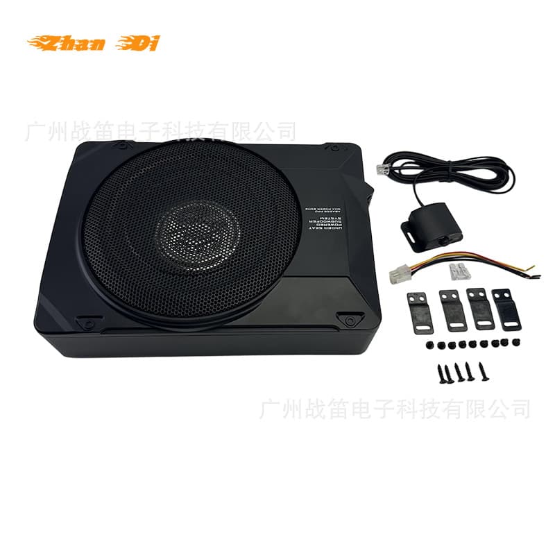 Factory Wholesale Car Audio Modification Mini Subwoofer 12V 500W Active 8-Inch Ultra-Thin Car Subwoofer