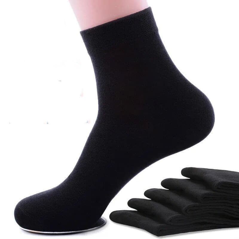 Men's Cotton Socks Autumn Winter Thick Large Size Mid-Calf Socks Extra Long Extended Socks for Wide Feet Socks