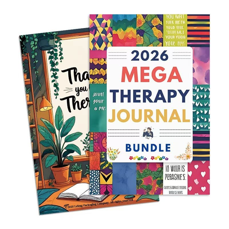 Cross-border New Product 2026 MEGATHERAPY JOURNAL 2026 Ultimate Psychological Healing Logbook for Stress Relief