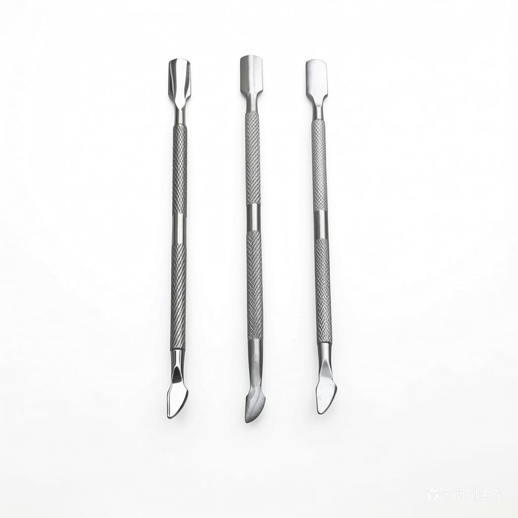 Stainless Steel Double-Ended Cuticle Pusher and Nail Remover Tool Manufacturer Nail