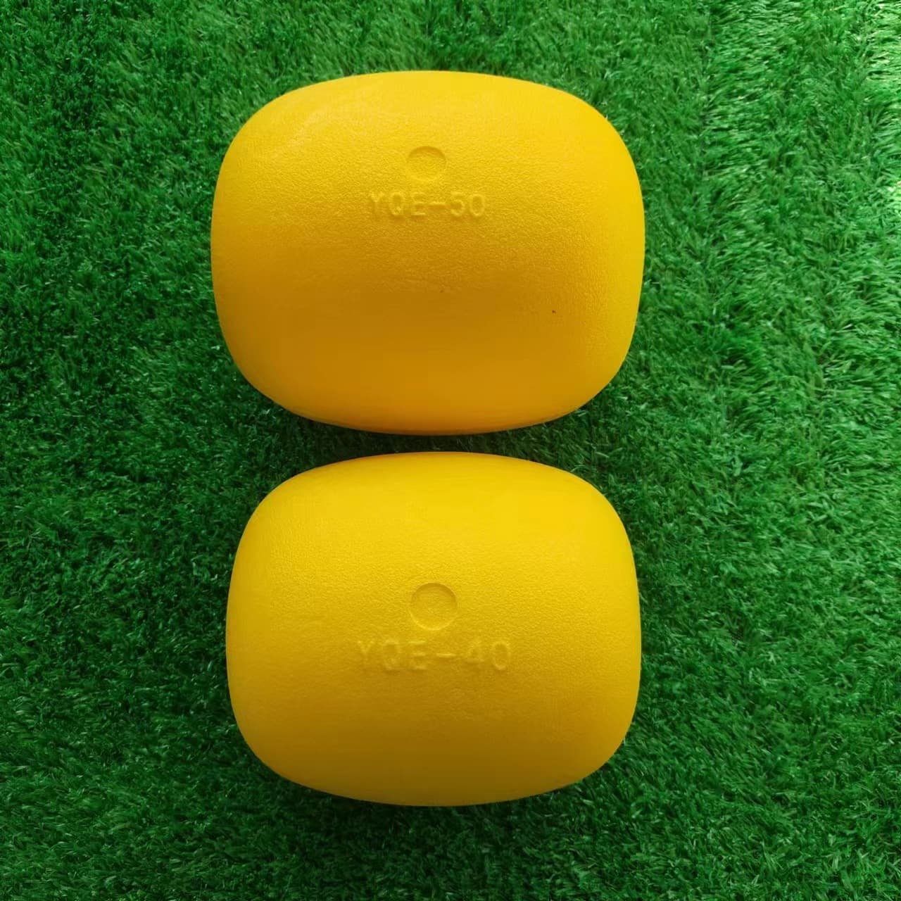 EVA rope-through aquaculture buoy manufacturer YQE-40, hollow floating 180*200*37, Silver Ball Fishing Tackle