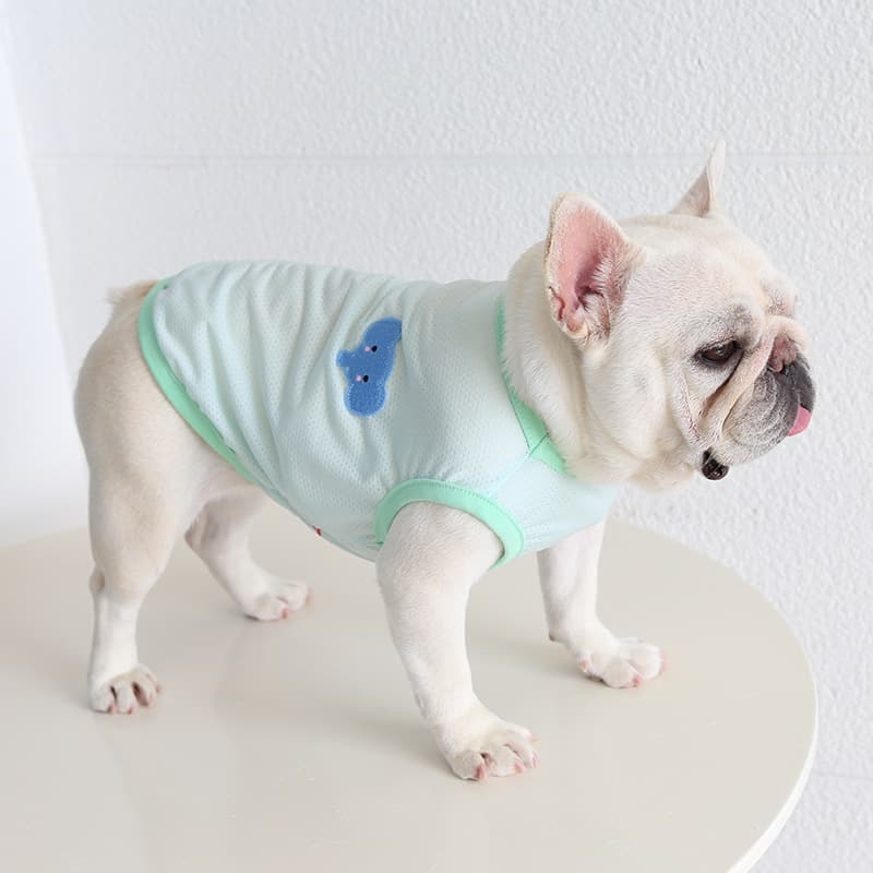Petstyle French Dou Cool Animal Vest Versatile Fat Dog Clothes British Dou Pug Corgi Garfield Cat