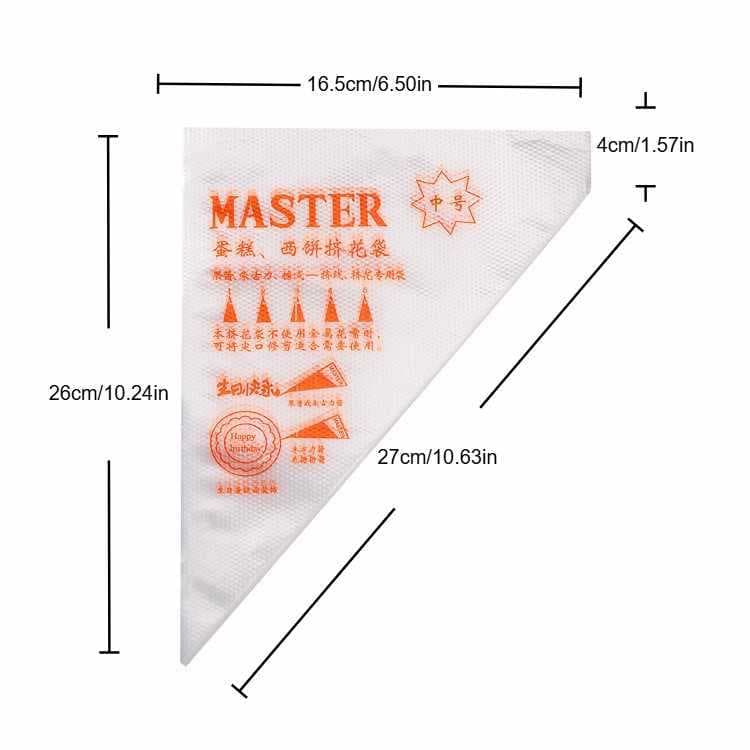 Piping Bag Baby Food Thickened Disposable Cake Decorating Large Baking Tool Piping Bag