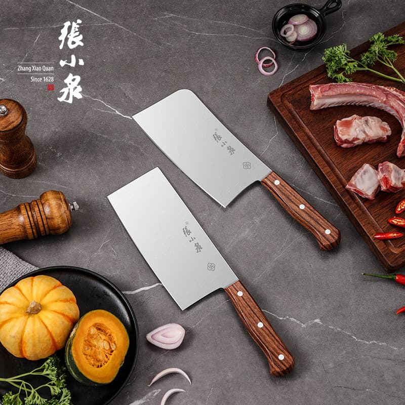 Zhang Xiaoquan Kitchen Knife Famous Yi Slicing Knife Bone Cutting Knife Sharp Vegetable Knife Household Kitchen Knife