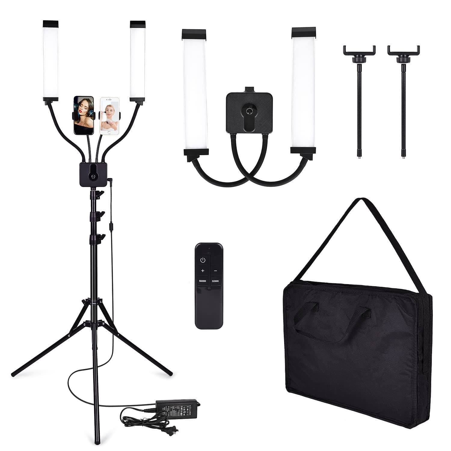 Streamer Selfie TikTok Jewelry Photography Fill Light Beauty Light Dual Arm LED Video Light