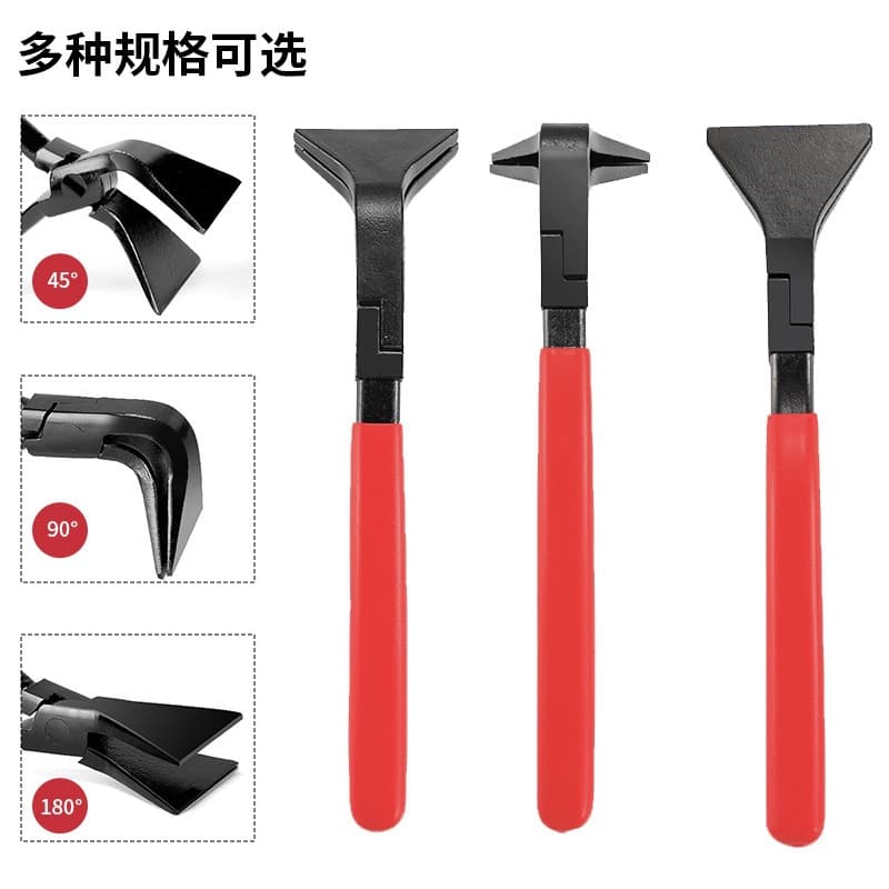 Metal sheet metal folding pliers sheet metal pliers set durable forged forged non-slip handle pliers flat nose pliers cross-border products