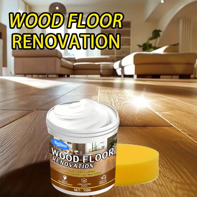 Wood polishing paste and protectant, wood floor maintenance and refinishing wax, and wardrobe maintenance and refinishing wax.
