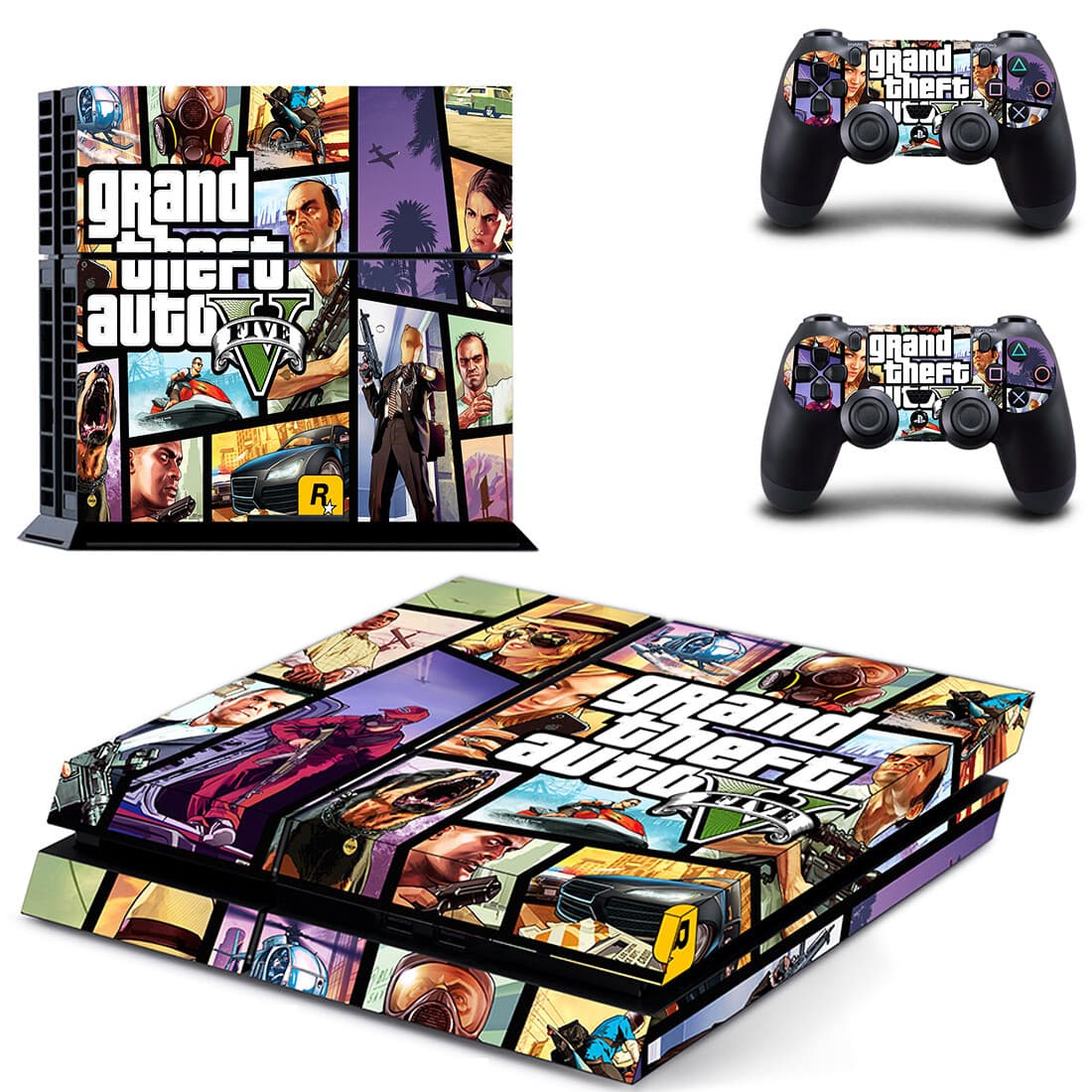 For PS4 Scratch-Free Console Skin, Colorful Decal, Film, Sticker, Custom SKIN STICKER