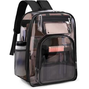 Amazon Best Seller Transparent Backpack TPU Waterproof Wrinkle-resistant Durable Clear Backpack Student Large Capacity School Bag