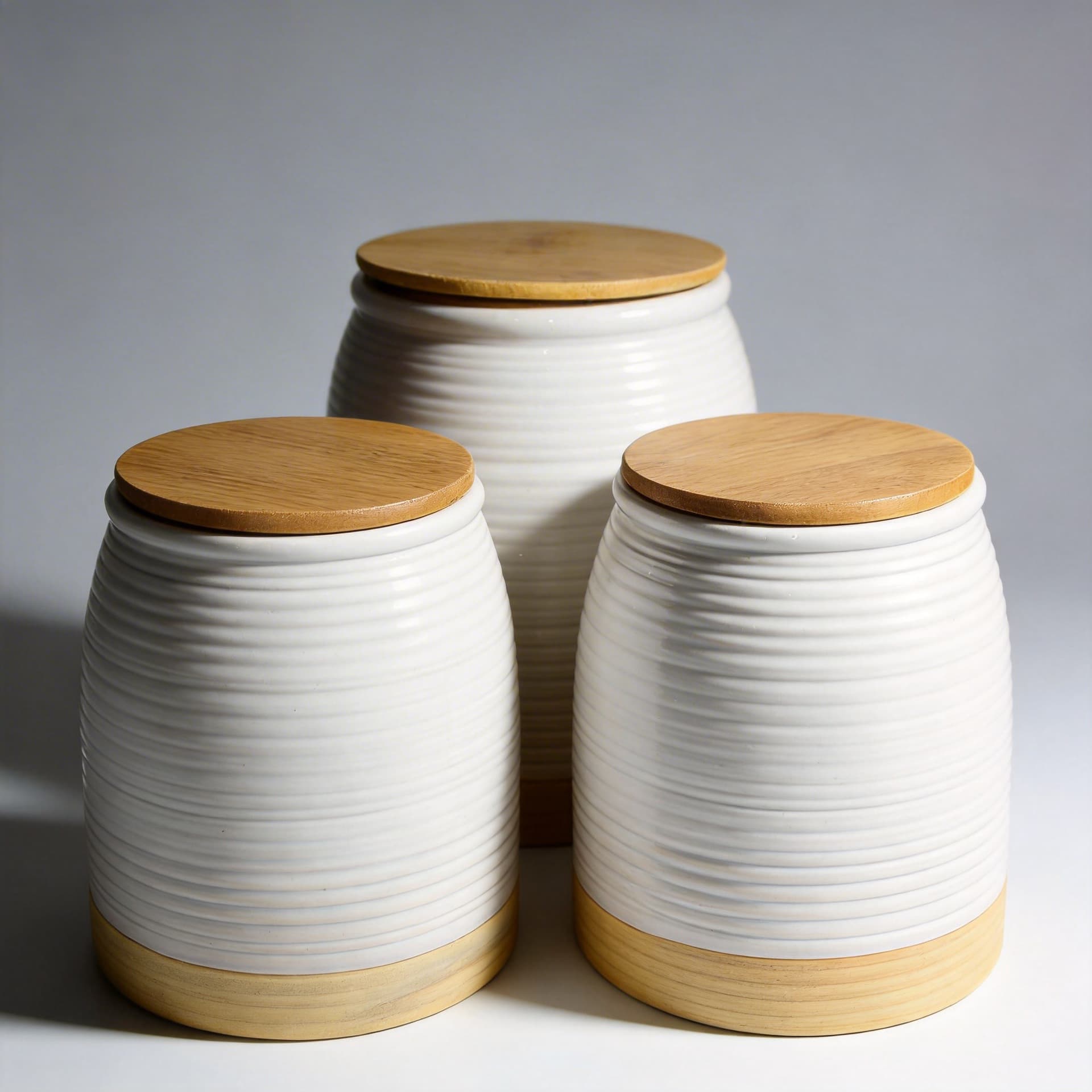 Cross-border Ceramic Airtight Tea Storage Jar with Lid Candy Jar Kitchen Storage Household Container Coffee Canister