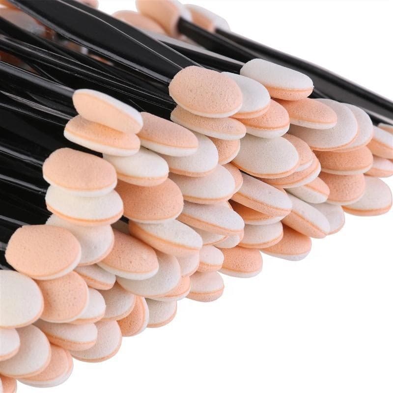 Disposable Dual-Ended Eyeshadow Brush 6.5cm Latex Sponge Tip Makeup Tool Eyeshadow Stick Applicator