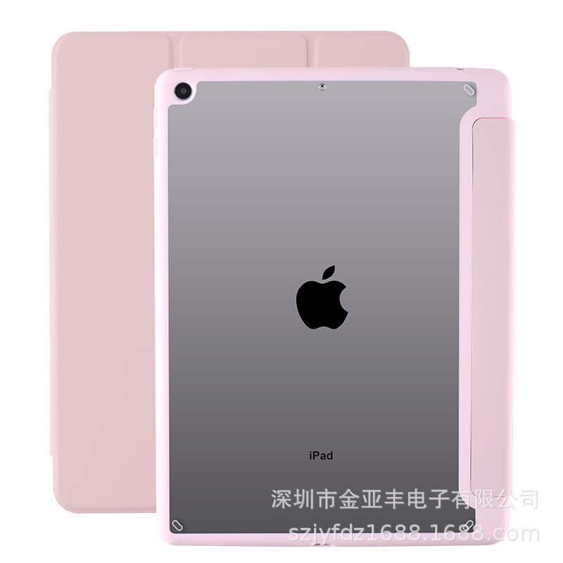 Compatible iPad Case Air11 Apple Tablet Leather Cover with Pen Slot Acrylic High Transparency Pro 11 Inch Hard Shell