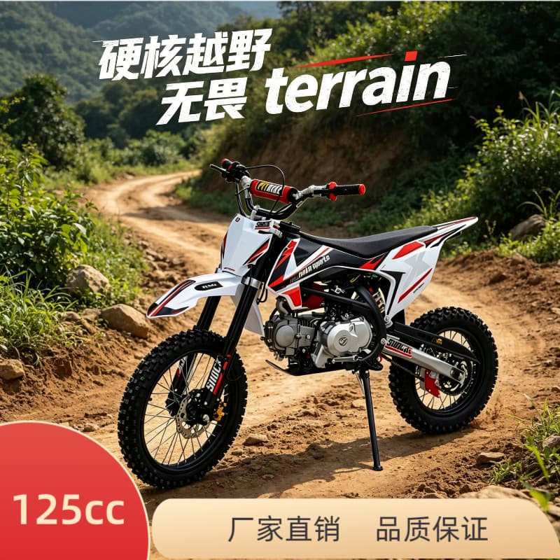 125cc Off-Road Motorcycle Fuel Motorcycle All-Terrain Vehicle Factory Direct Export Off-Road Motorcycle