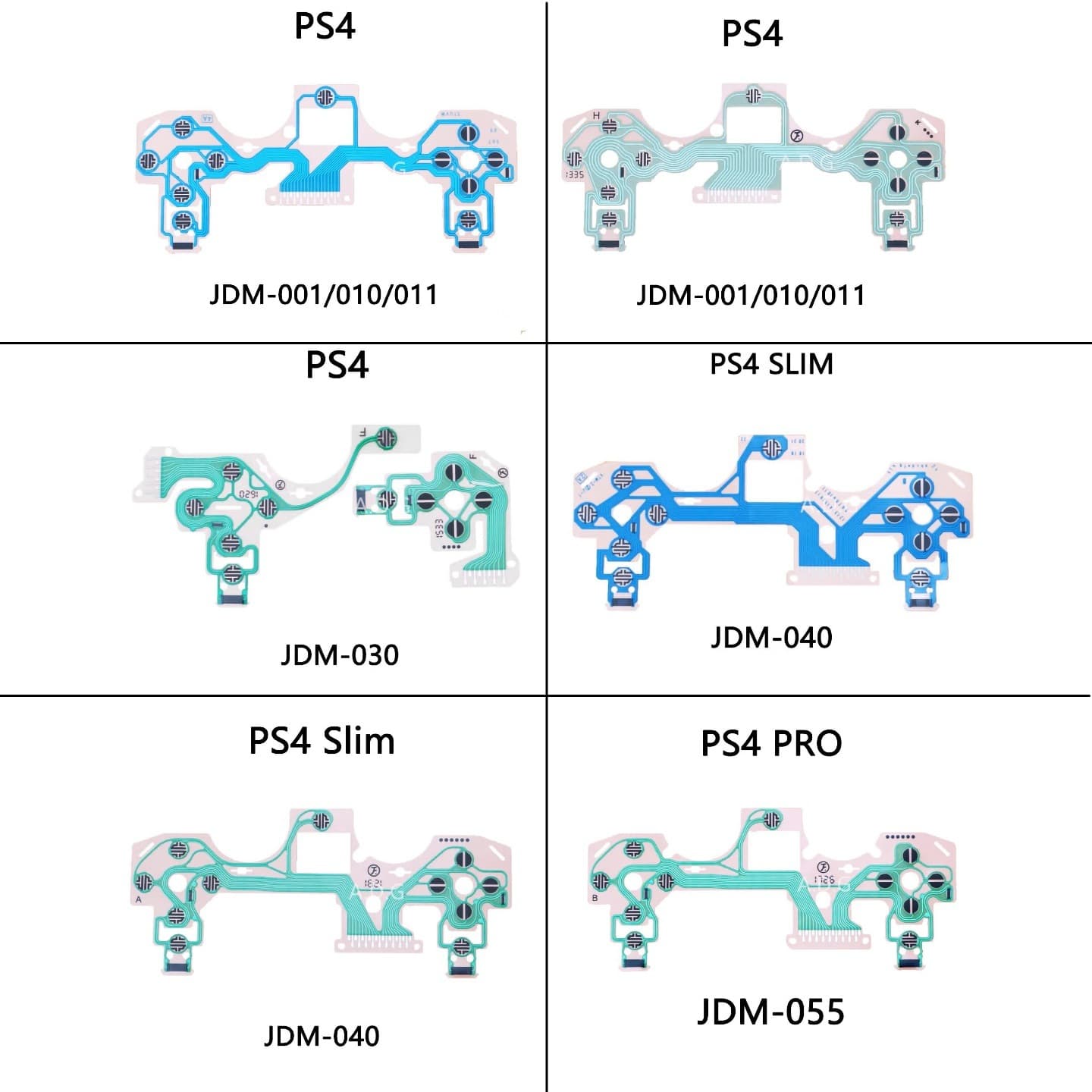 PS4 Controller Film PS4 Slim Controller Conductive Film PS4 Controller Button Flex Cable PS3 Controller Film
