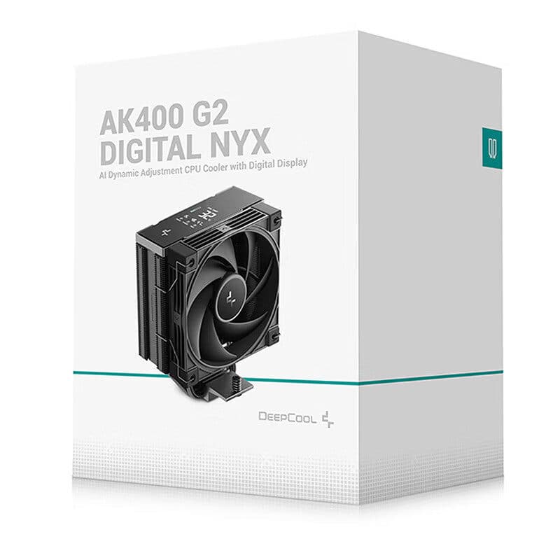 DeepCool AK400 G2 Digital Display Black CPU Cooler for Desktop AM5