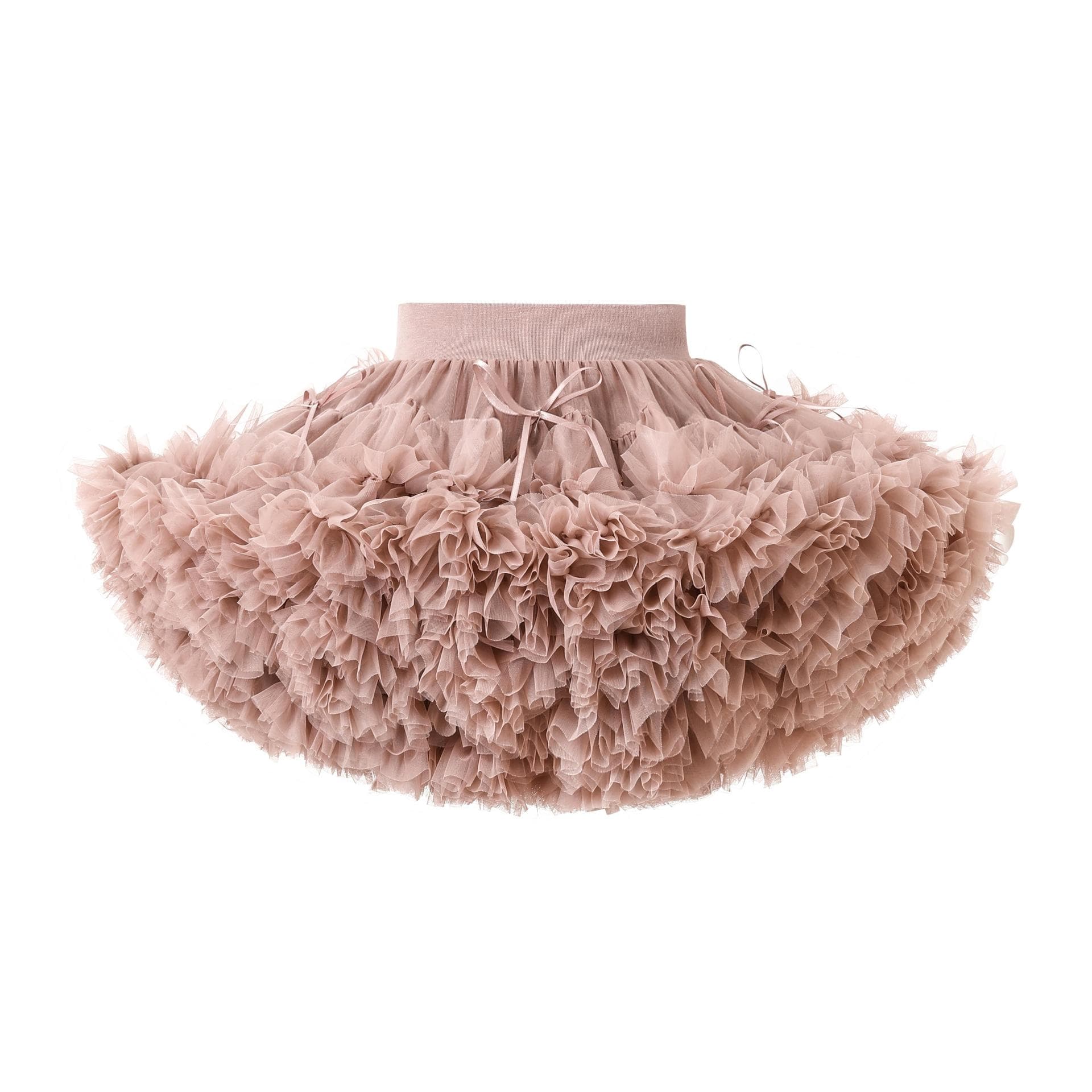 Bow tie TUTU skirt girls' princess half skirt, high-end puff mesh skirt, baby girl puff cake skirt.