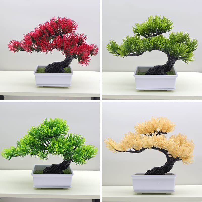 Simulated beauty pine welcoming pine artificial engineering fake branches green plants landscaping potted plants decorative pine needles Thuja pine branches