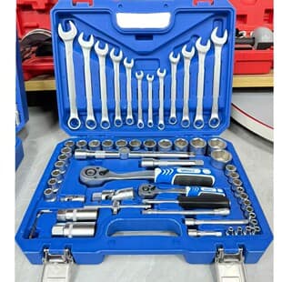 61-Piece/216-Piece Multi-Function Socket Wrench, Ratchet Combination Wrench, Home Auto Repair Mechanical Tool Hardware Set