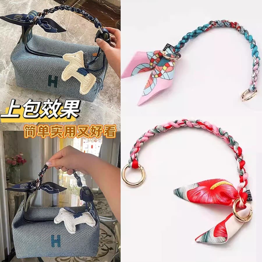 Scarf Chain Suitable for Evelyn Fashion Bag Strap Premium Handwoven Handle Strap