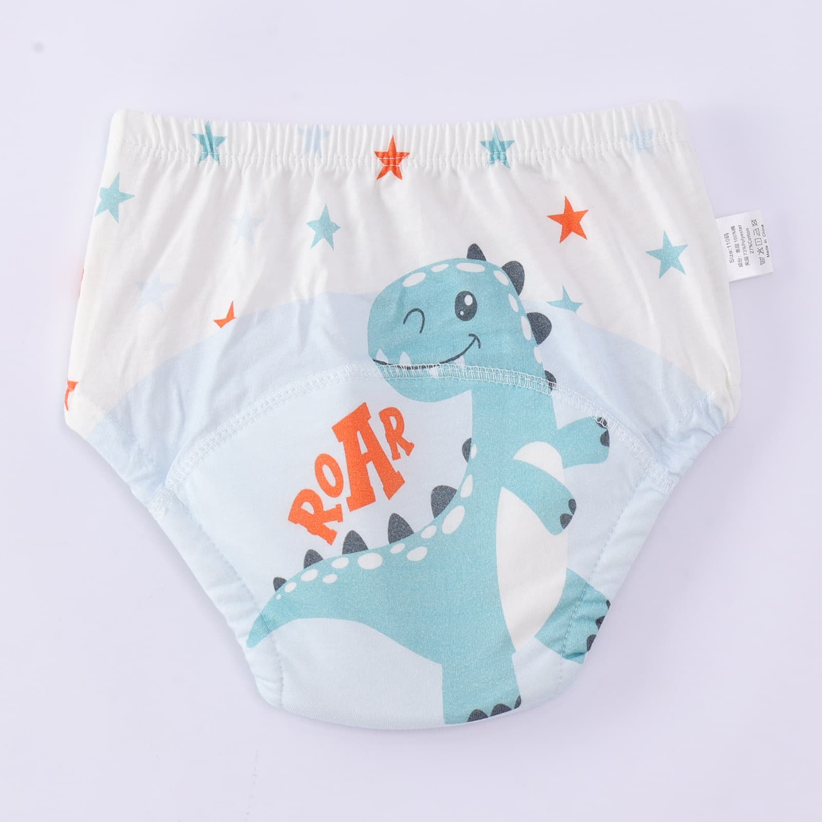 Cross-Border Baby Kids Training Pants Waterproof Anti-Leak Diaper Pants Breathable Cotton Toddler Learning Pants