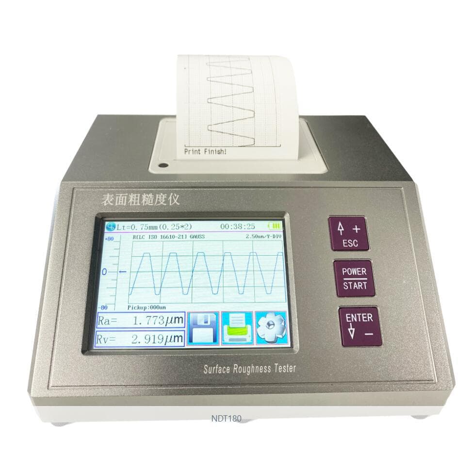 NDT180 Split-Type Surface Roughness Tester with Built-in Printer for Measuring Metal and Non-Metal Parts