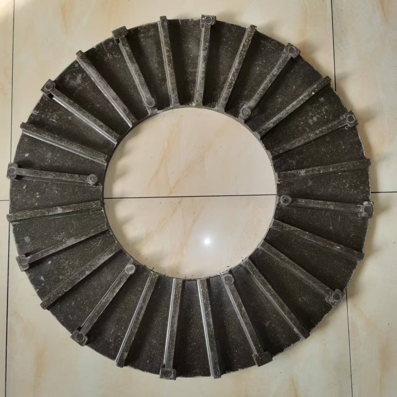 Petroleum Tonghua workover rig ceramic material 30-inch push plate