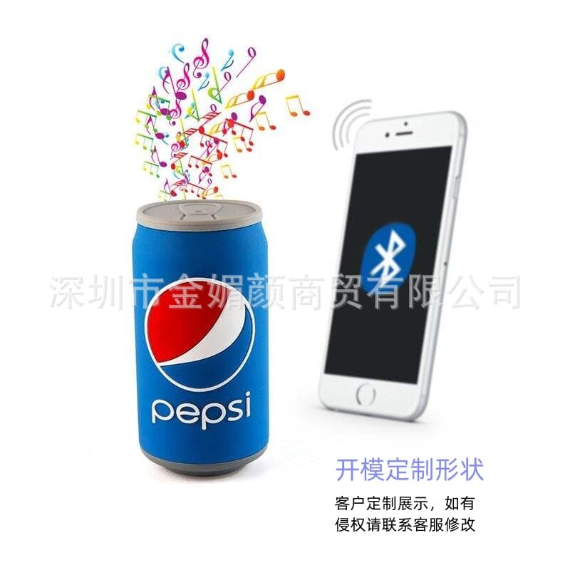 Custom Bluetooth Speaker Cartoon PVC Business Gift Portable Soft Silicone Figure Blue Speaker Unique Design