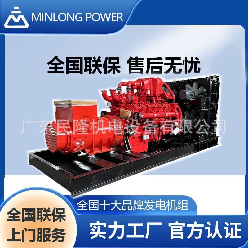 1MW Cummins natural gas generator set, biogas eco-friendly power generation unit