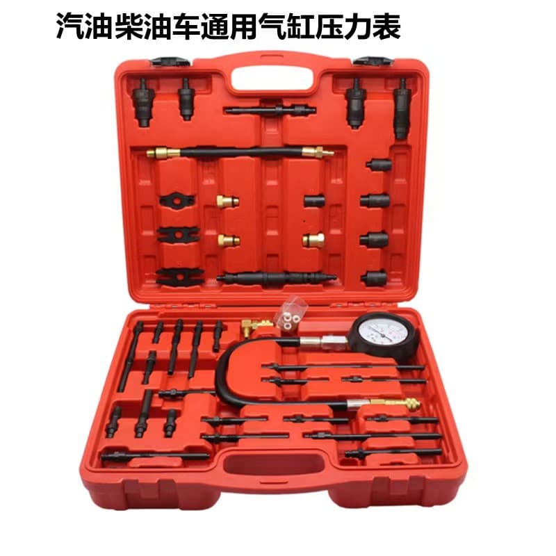 Cylinder Pressure Gauge Cylinder Compression Tester Cylinder Tester Air Pressure Test Gauge Cylinder Pressure Detector
