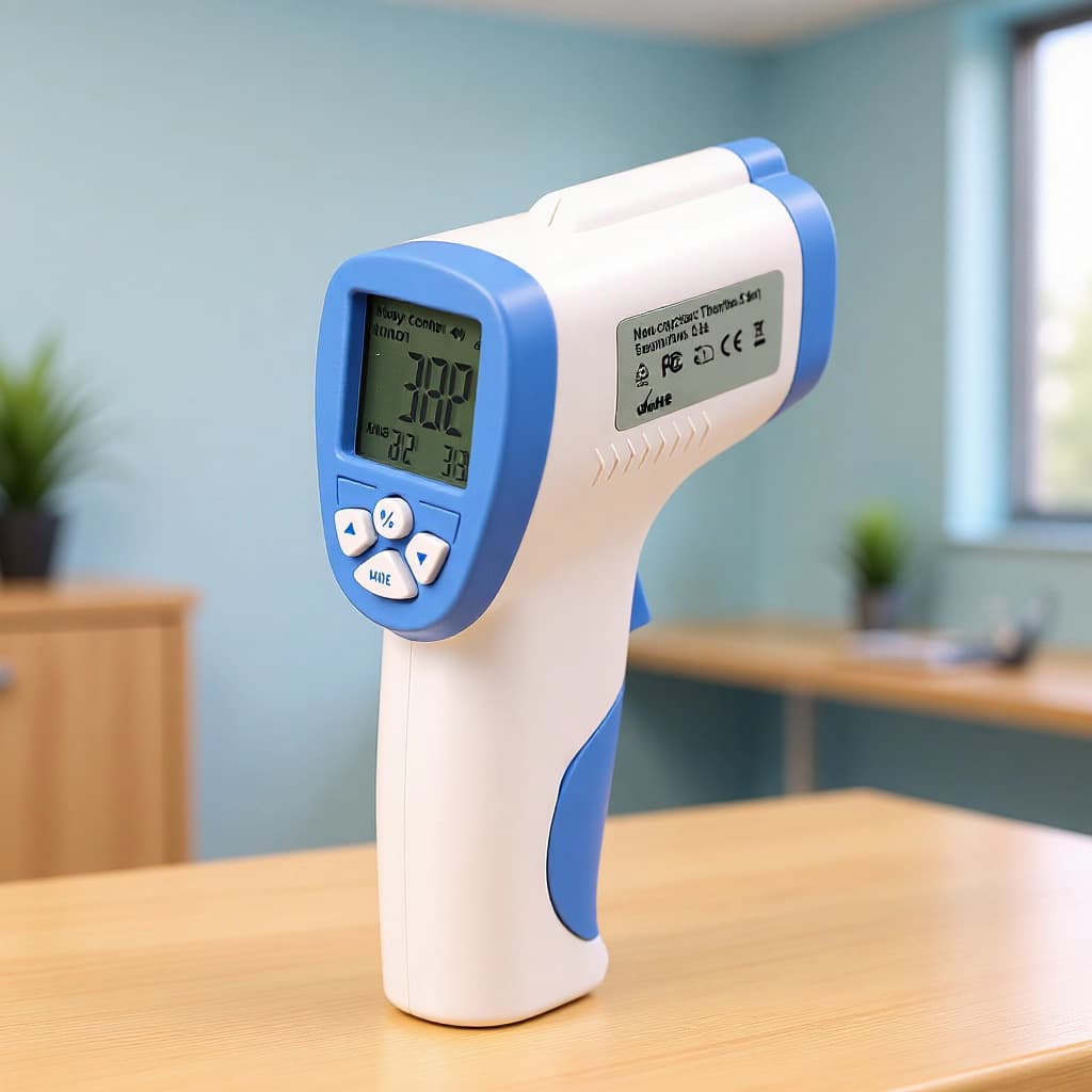 Veterinary Infrared Thermometer Handheld Non-Contact Pet Thermometer for Pigs, Cows, Sheep Body and Rectal Temperature Measurement