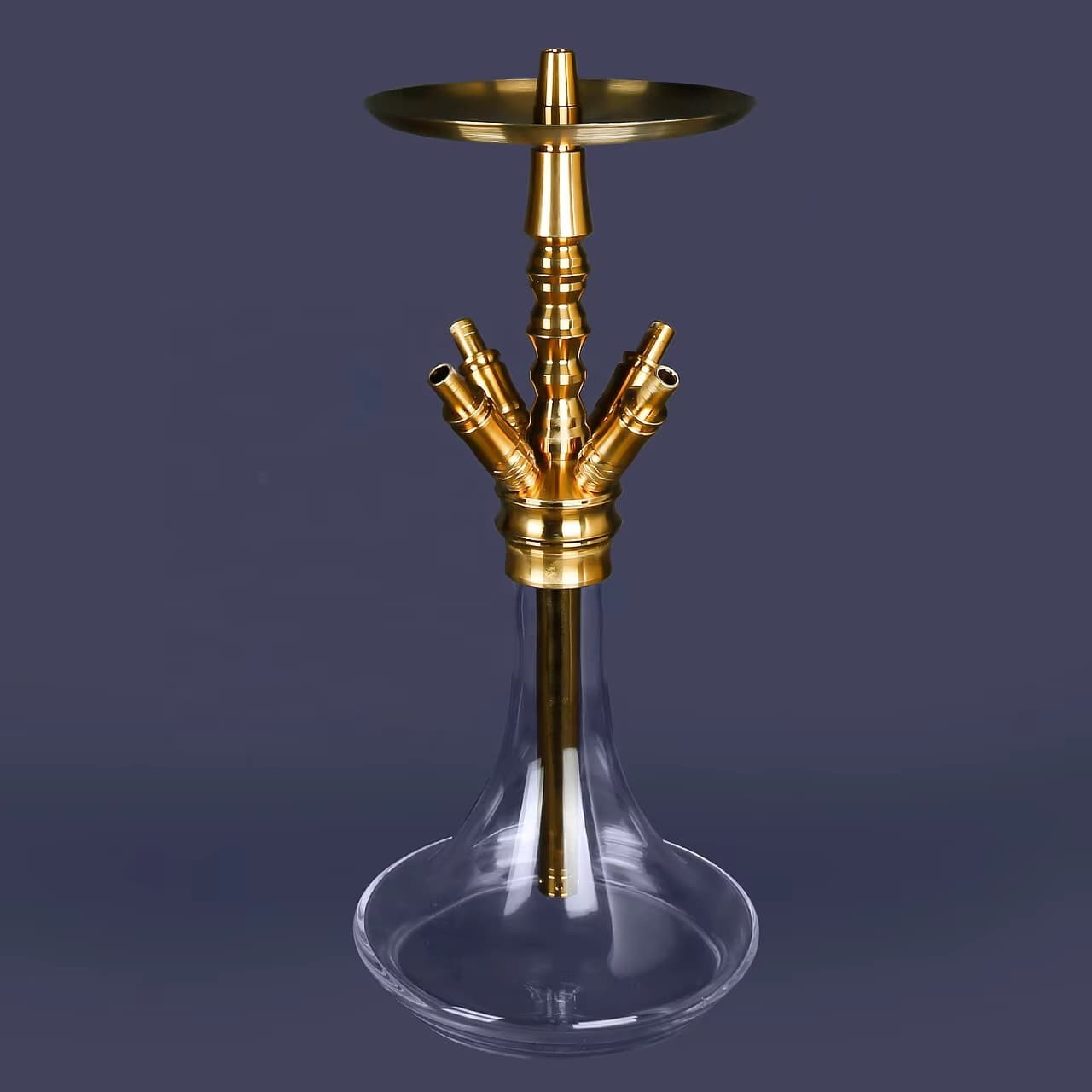 Rose Gold Hookah Sheesha Narguile Chicha Arabic Stainless Steel Hookah Set