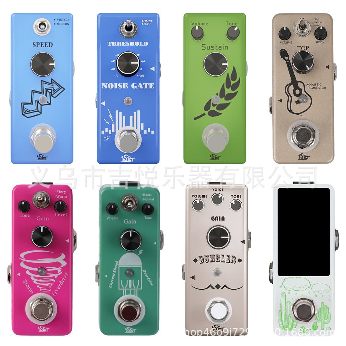 Cross-border wholesale guitar effects pedal electric guitar equalizer effects delay distortion overdrive compression fuzz boost