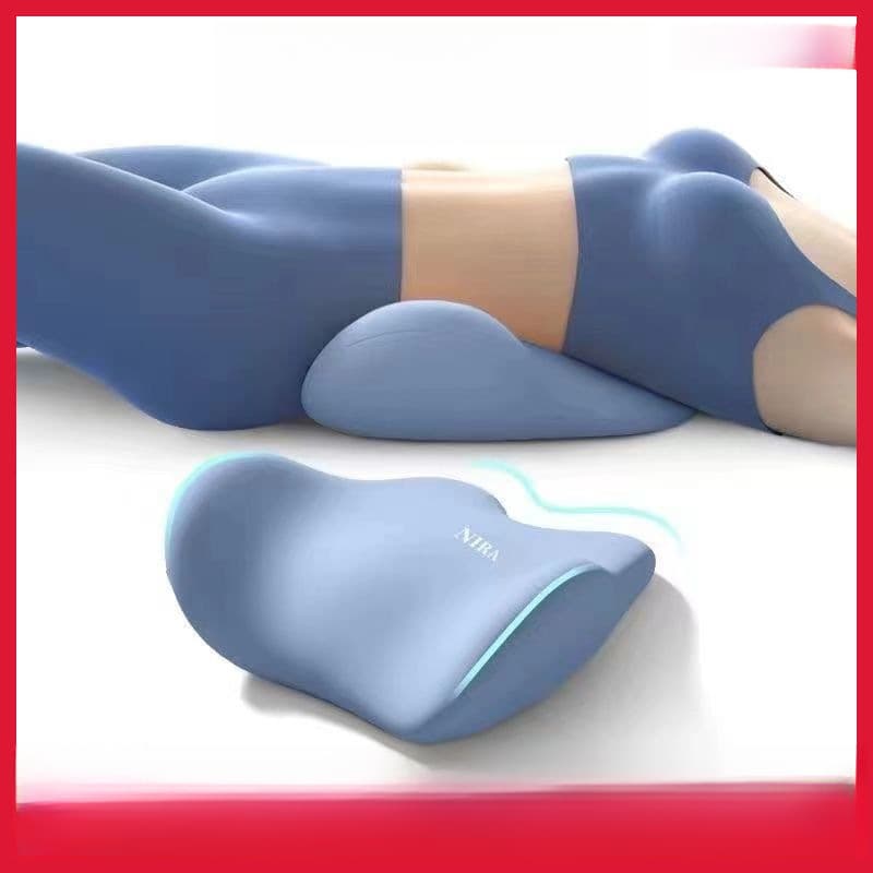 Bed Lumbar Support Pillow for Sleeping, Ergonomic Waist Cushion for Lower Back Pain Relief, Flat Sleeping Position Aid, Durable for Herniated Disc Recovery