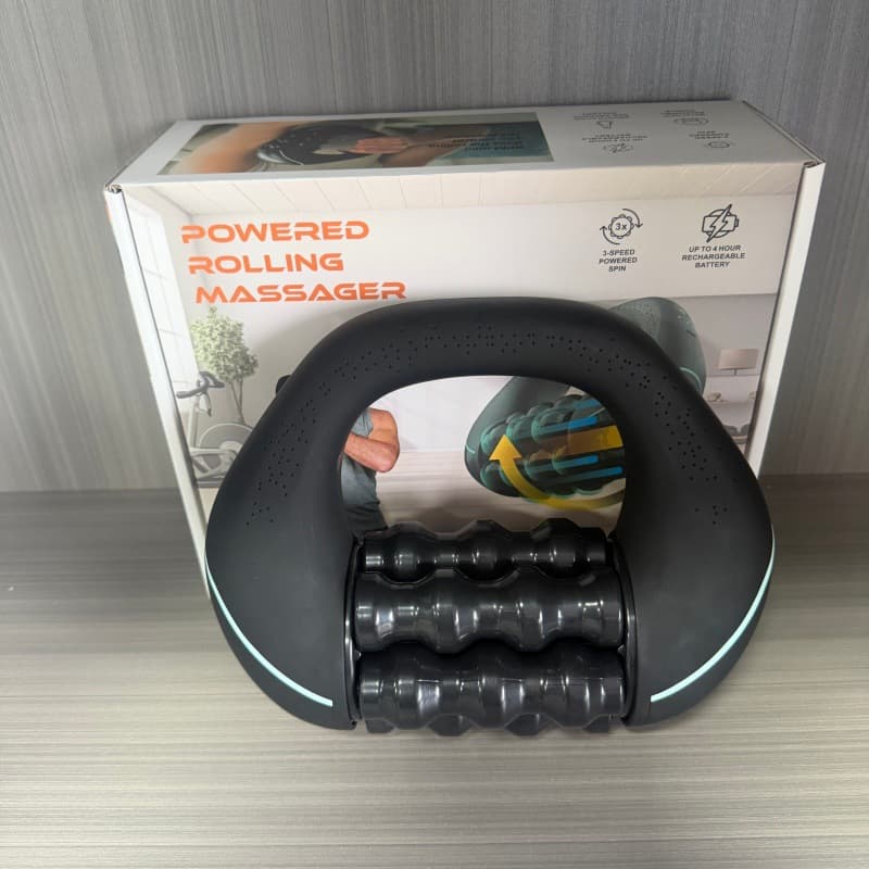 Cross-border rolling massage full body roller fascia massager leg massage stick ball electric roller massager